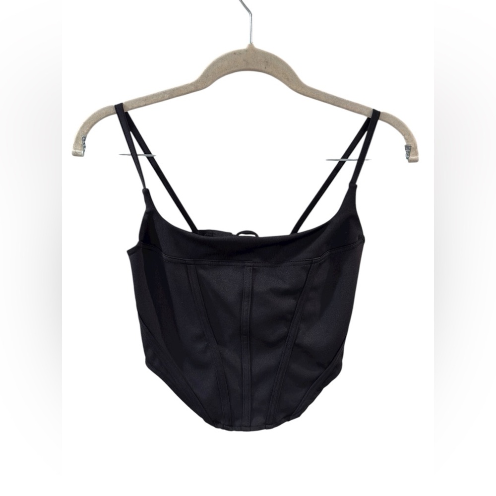 Forever 21‎ Sleek Black Corset Top